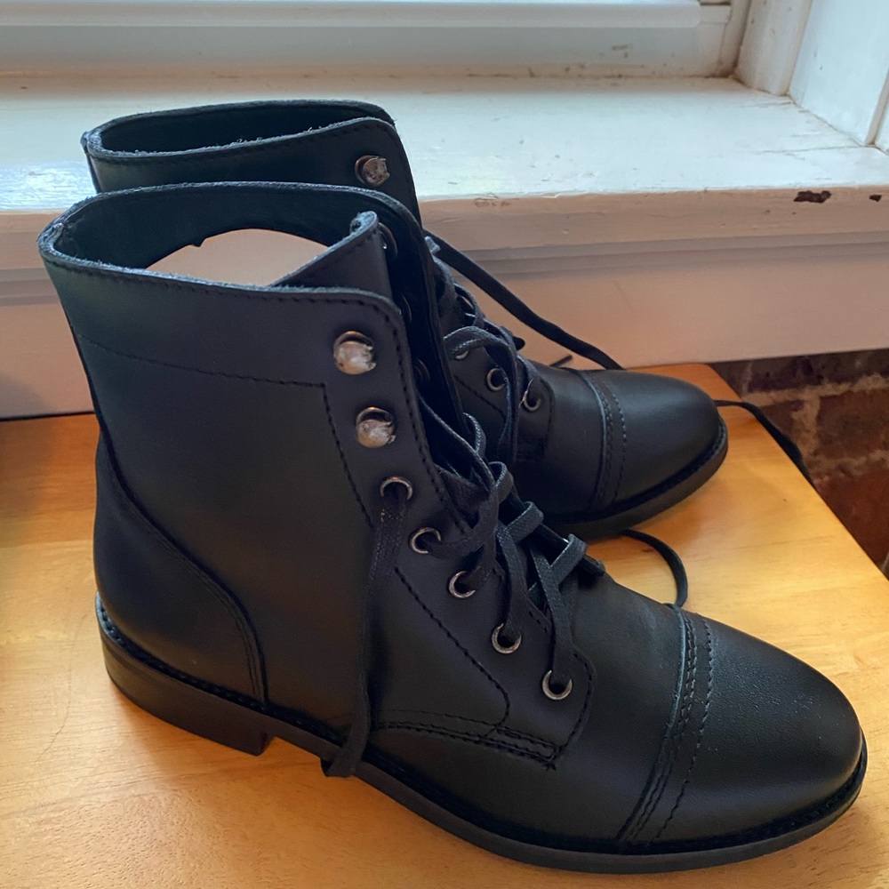 Thursday Boots Black Captain NEVER WORN